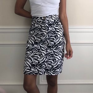 Jones NY sport zebra print skirt